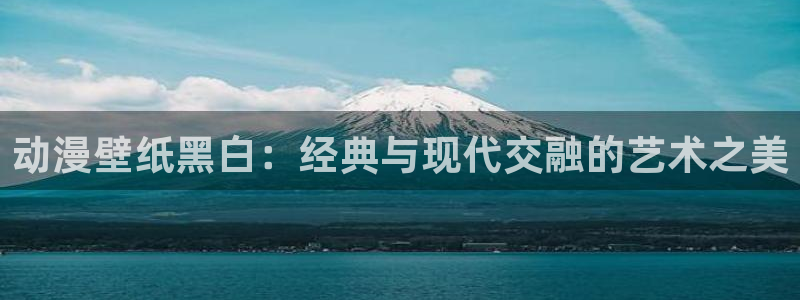 age动漫下载：动漫壁纸黑白：经典与现代交融的艺术之美
